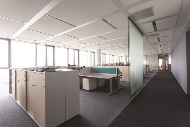 office with cubicles